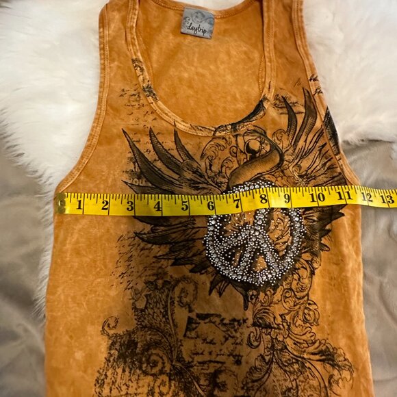 Daytrip Gemstone Peace Symbol Tank Top - Picture 7 of 9